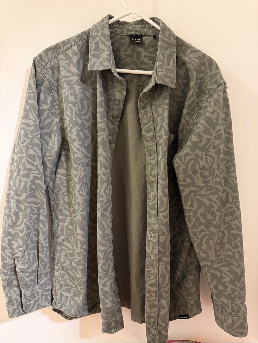 PrAna Men’s Arbored Long Sleeve Button up